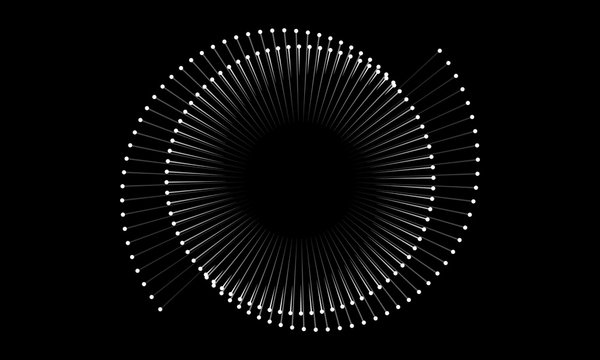 recommend clip art: Spiral with lines as dynamic abstract vector background or logo or icon. Yin and Yang symbol.