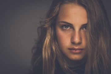 portrait of a young girl