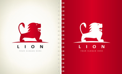 Lion logo animal vector design © Natalia Iachimova
