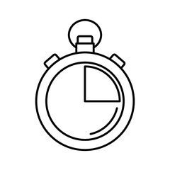 chronometer timer line style icon