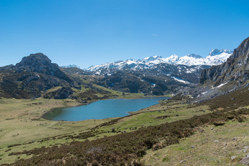 Fototapeta na wymiar Lagos de Covadonga, Asturias