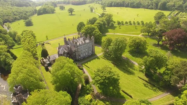 Castle and Village Ireland 