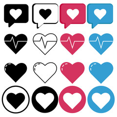 Set of medical icons vector for web