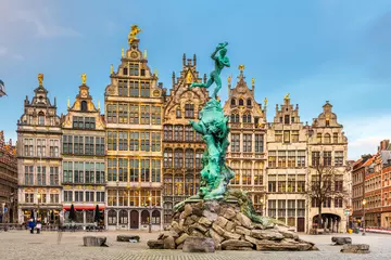 Gordijnen Antwerpen, België Stadsgezicht © SeanPavonePhoto