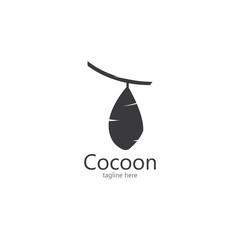 Cocoon logo template vector