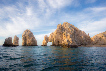 The arch of Cabo San Lucas, is a distinctive rock formation at the southern tip of Cabo San Lucas, which is itself the extreme southern end of Mexico's Baja California Peninsula. 