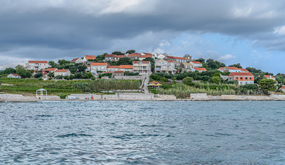 Fototapeta premium Town on the sea