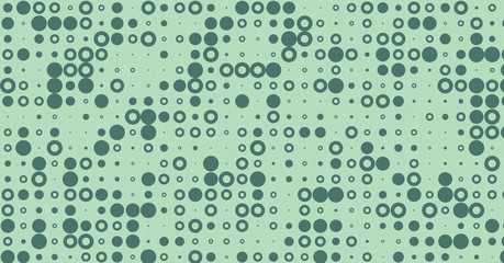 Abstract Color Halftone Dots generative art background illustration