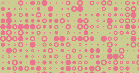 Abstract Color Halftone Dots generative art background illustration