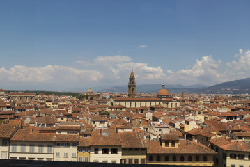 Obraz premium View of Florence from Boboli Gardens