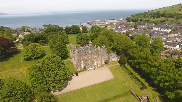 Castle and Village Ireland 