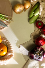 Fototapeta na wymiar fresh juicy vegetables seasonal close-up