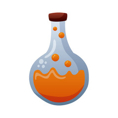witch spell in flask degradient style icon