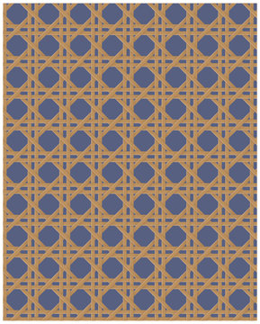 Natural cane webbing effect seamless pattern lilac background