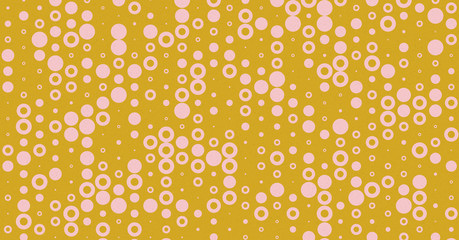 Abstract Color Halftone Dots generative art background illustration