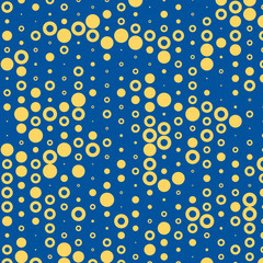 Abstract Color Halftone Dots generative art background illustration