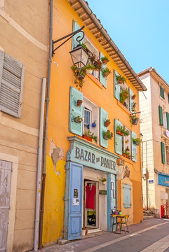 The shopping in Panier neighborhood, on May 4 in Marseille, France