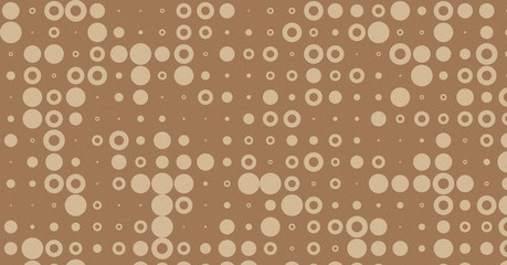 Abstract Color Halftone Dots generative art background illustration