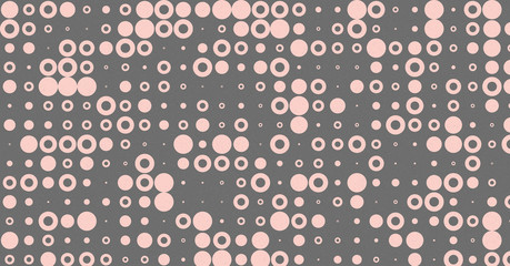Abstract Color Halftone Dots generative art background illustration