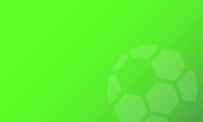Football background. Simple template for sports poster, banner, flyer, print and postcard design.