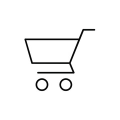 Shopping cart vector icon set collection.