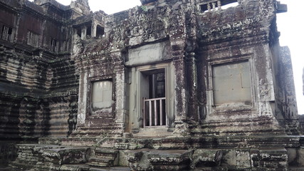 Fototapeta na wymiar Throwback travel in Cambodia Siem Reap Angkor Wat
