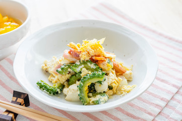 ゴーヤーチャンプルー　沖縄料理