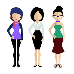 People avatar ( with full body and torso variations)