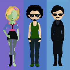 People avatar ( with full body and torso variations)