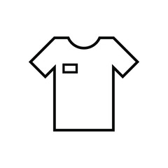 T-shirt vector icon collection. Clothes symbol.