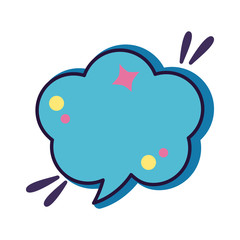 slang speech bubble expresion line and fill style