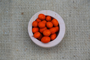 fresh hazelnut nuts texture close-up image