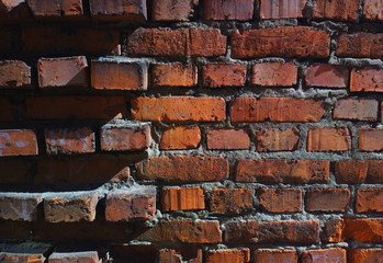 Grunge brick wall texture background