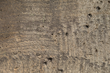 Wall fragment with scratches