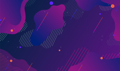 abstract background of social media banner concept