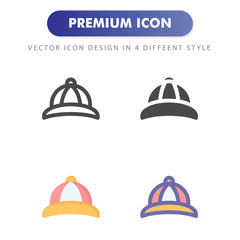 cap hat icon isolated on white background. for your web site design, logo, app, UI. Vector graphics illustration and editable stroke. EPS 10.