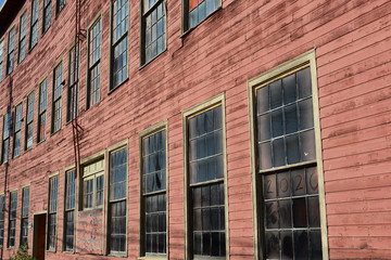 Old warehouse windows