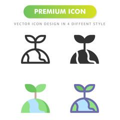plant leaf icon isolated on white background. for your web site design, logo, app, UI. Vector graphics illustration and editable stroke. EPS 10.