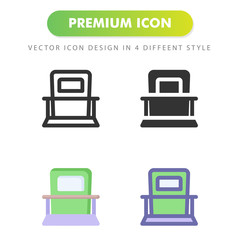 recycling bin icon isolated on white background. for your web site design, logo, app, UI. Vector graphics illustration and editable stroke. EPS 10.