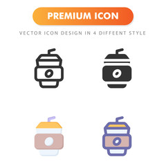 coffee icon isolated on white background. for your web site design, logo, app, UI. Vector graphics illustration and editable stroke. EPS 10.