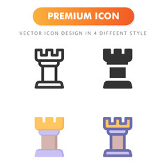 chess icon isolated on white background. for your web site design, logo, app, UI. Vector graphics illustration and editable stroke. EPS 10.