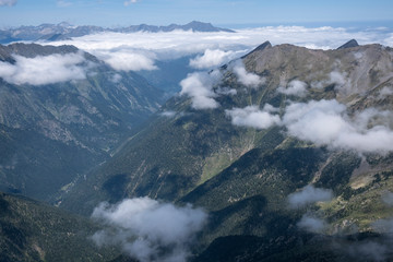 Tramezaigues from Batoua ridge, Hautes-Pyrenees department, France