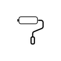 paint roller vector illustration