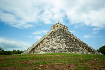 Chichen Itza an Mayan arqueological zone at Yucatan, Mexico.