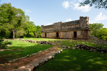Fototapeta na wymiar Labná an Mayan arqueological zone at Yucatan, Mexico.