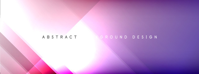 Motion concept neon shiny lines on liquid color gradients abstract backgrounds. Dynamic shadows and lights templates for text