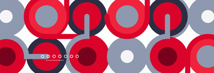 Circles and lines abstract background for covers, banners, flyers and posters and other templates