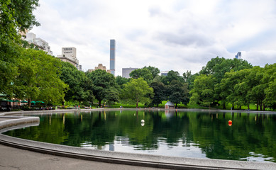 Pond in Central Park New York