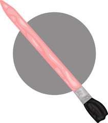 Paint brush. blue space your text design, vector illustration