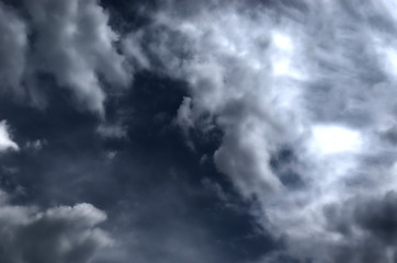 Naklejka na ściany i meble storm clouds time lapse